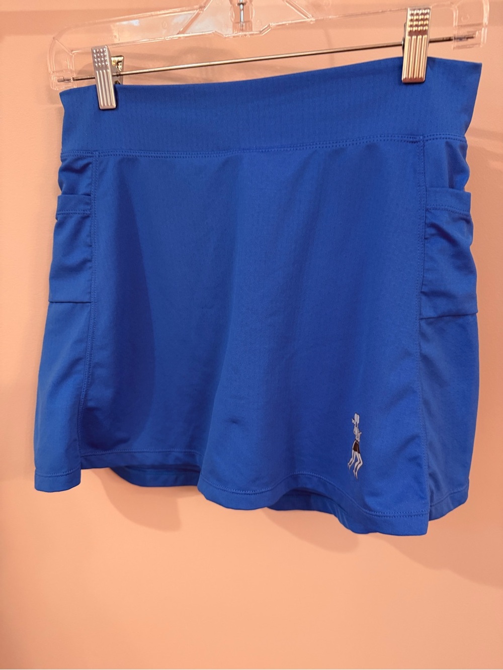 Blue Women's Athletic Skort with Side Pockets